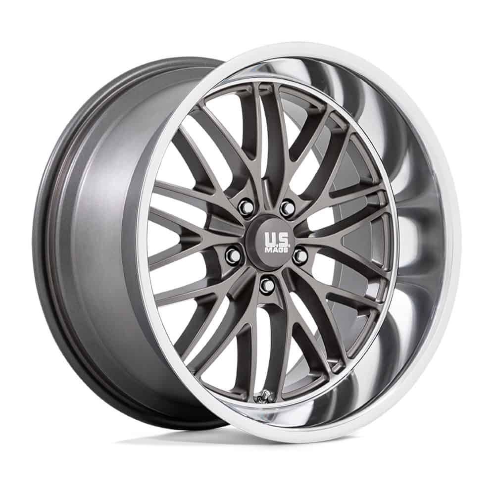 US Mag 1PC Wheels U139 20X8.5 5X4.75 ANTH DIA-LP 6MM