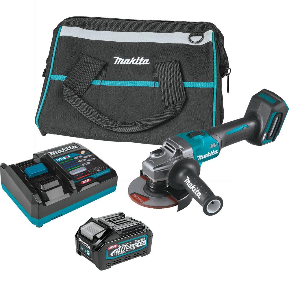 Makita XGT 40V max Angle Grinder Kit 4 1/2 / 5