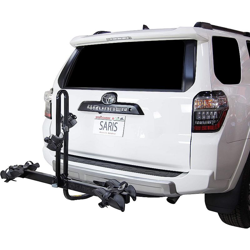 Saris Freedom Hitch Bike Rack， Bike Rack for Car and SUV's， 2 Bikes - Black