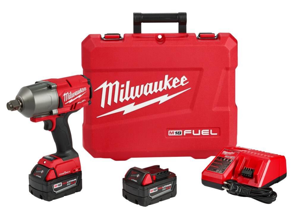 Milwaukee M18 FUEL High Torque Impact Wrench 3/4" Friction Ring ONE KEY Kit 2864-22 from Milwaukee