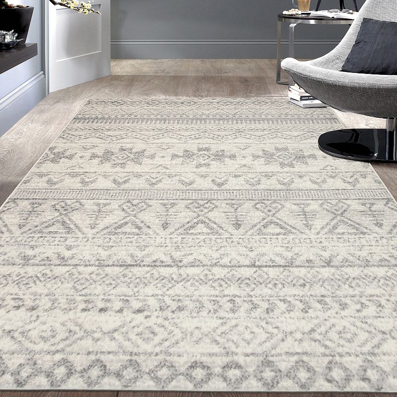 World Rug Gallery Sky Geometric Style Rug