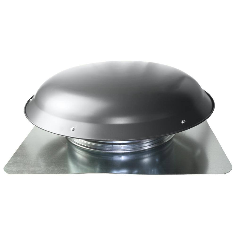 Maxx Air 1400 CFM Grey Weathered Galvanized Steel Electric Power Attic Roof Ventilator CX2001AMWGUPS