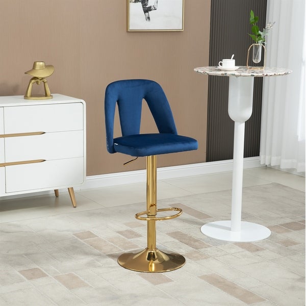 Bar Stools with Back and Footrest， Counter Height Bar Chairs