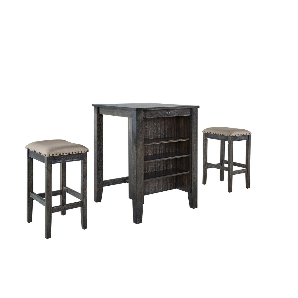 Tapas Counter Table and 2 Stools 3 piece Set