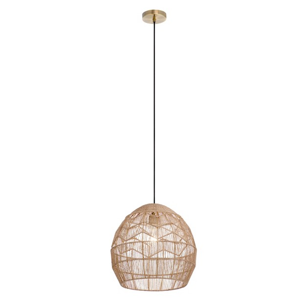 Xiomara Pendant Light Hemp Brown River Of Goods