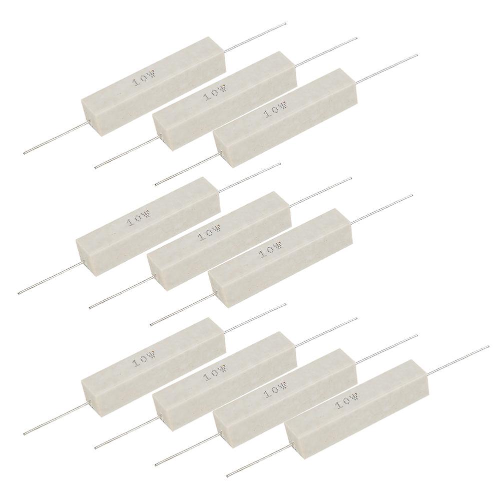 10pcs Cement Resistor Power Resistance Stable Performance High Accuracy 5% 10w(2k)