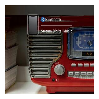 Crosley Corsair Radio Cd Player in Red CR612B-RE