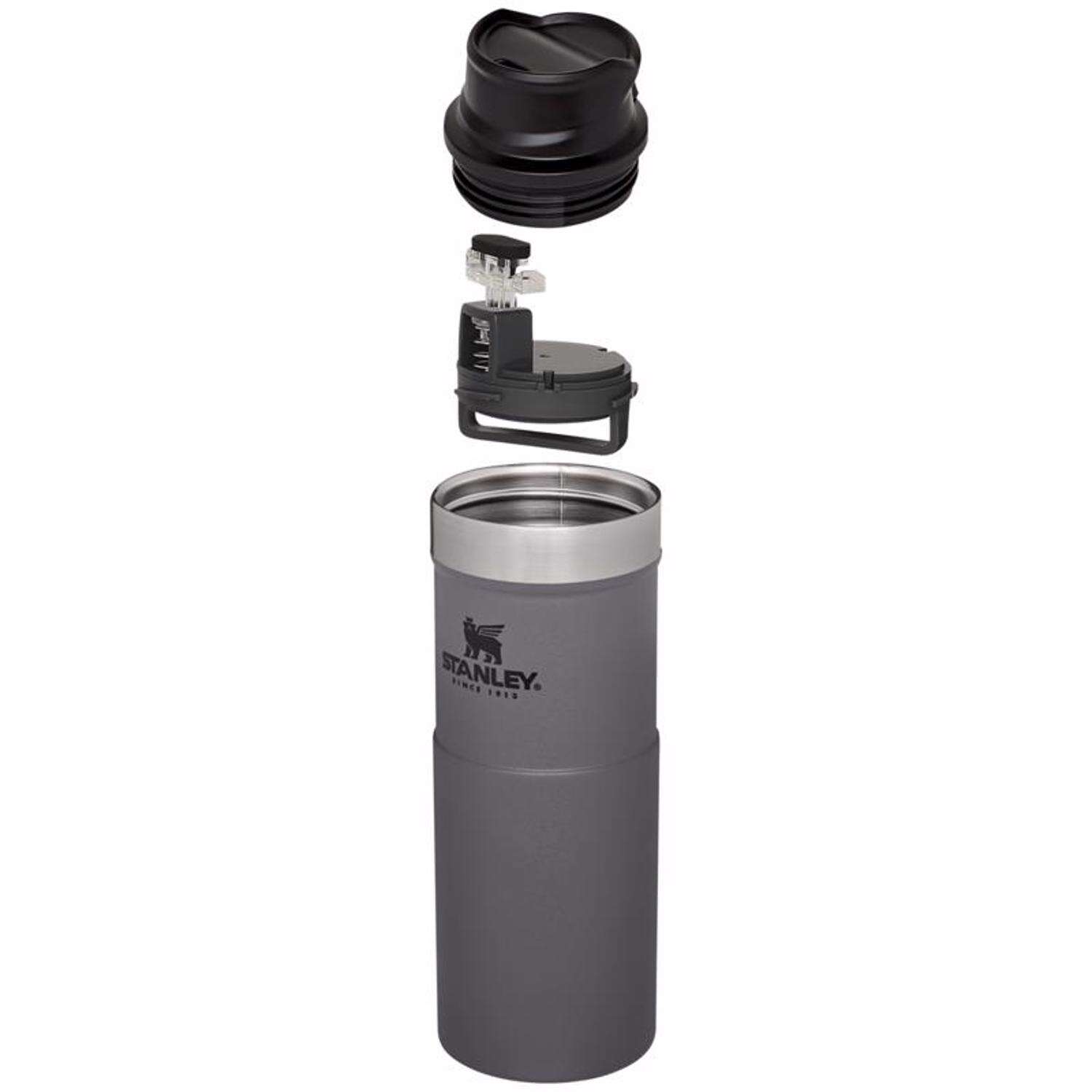 Stanley Classic Trigger Action 16 oz Charcoal BPA Free Travel Mug