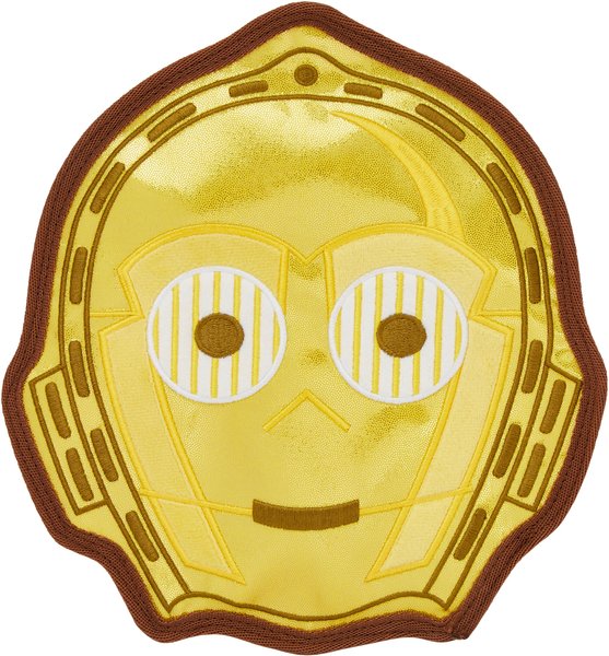 STAR WARS C-3PO Flat Plush Squeaky Dog Toy