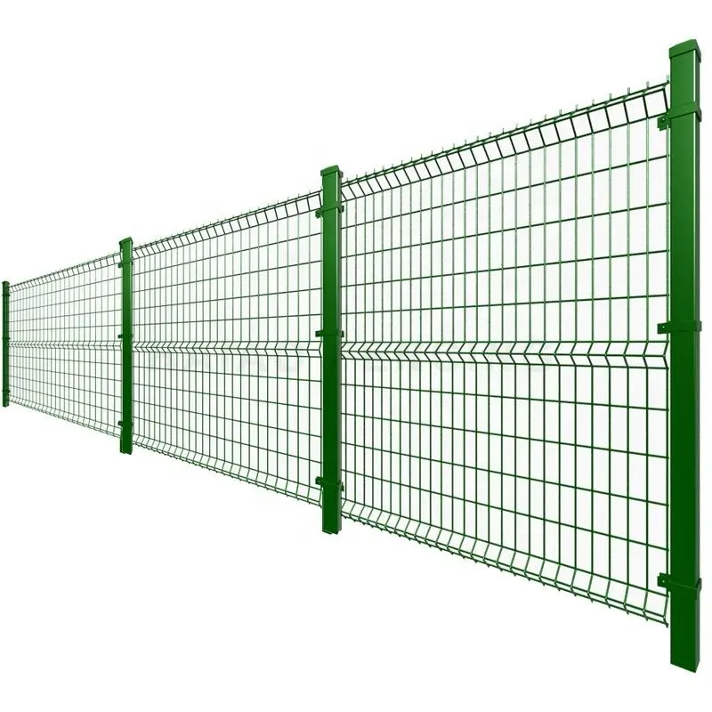 Powder Coated Single Double Garden Gate and Poles Style Round Style Steel Factory Q235 Europe Black Green Waterproof Accessories