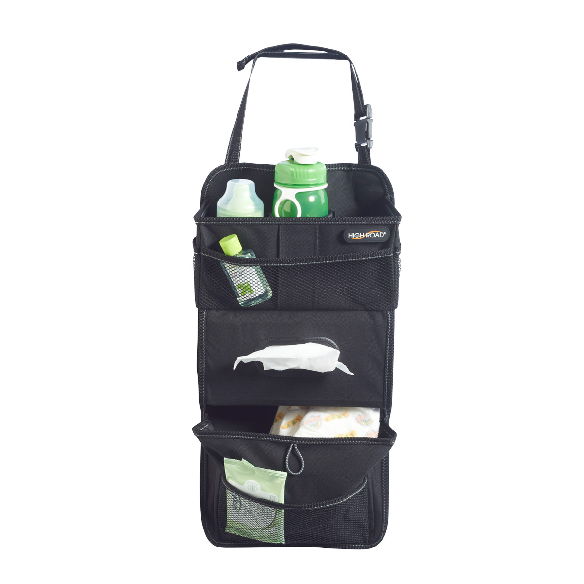 Black Tissue Pocket Seat Organizer