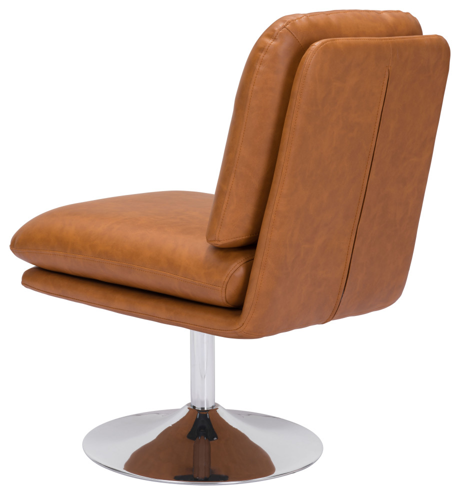 Rory Accent Chair Brown   Contemporary   Armchairs And Accent Chairs   by Kolibri Decor  Houzz