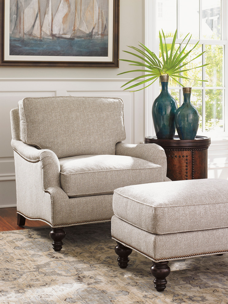 Amelia Ottoman   Traditional   Footstools And Ottomans   by Lexington Home Brands  Houzz