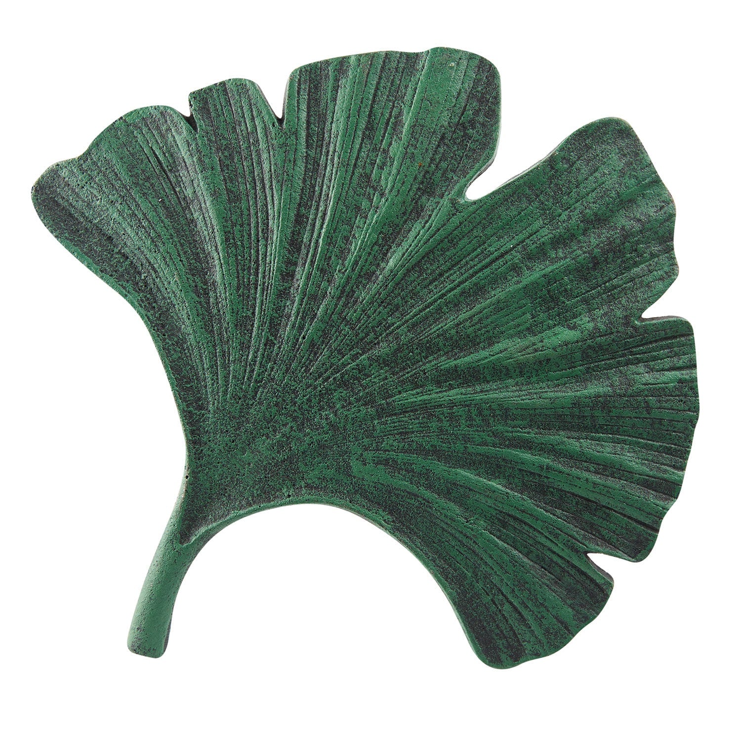 Art & Artifact Gingko Leaf Stepping Stone - Set of 2 Cast Iron Pavers