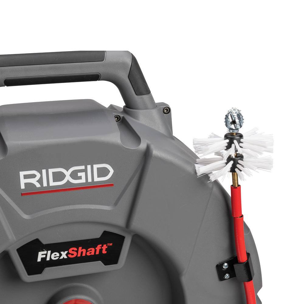 RIDGID FlexShaft Wall-to-Wall Drain Cleaning Accessory Penetrating Drop Head Navigates Down in 2 in. Pipes 71843