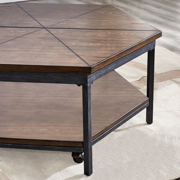 Upton Hexagon Lift Top Coffee Table by Greyson Living