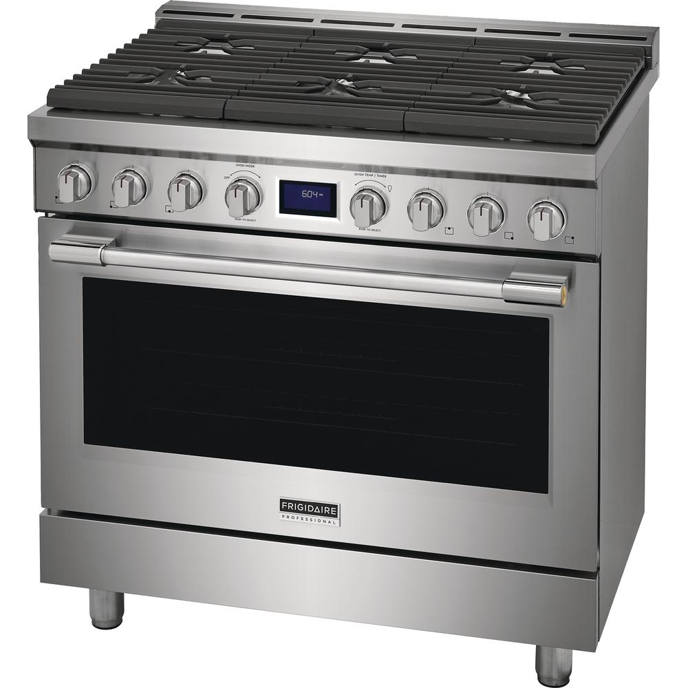 Frigidaire Professional 36-inch Freestanding Gas Range with True Convection Technology PCFG3670AF