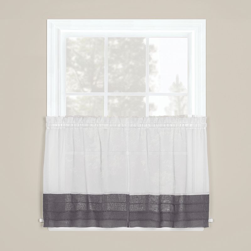 Saturday Knight， Ltd. Cielo Tier Kitchen Window Curtain Set