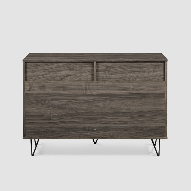 Modern Hairpin Leg Storage Console Table Saracina Home