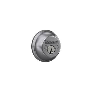 Schlage Satin Chrome Light Commercial Double Cylinder Deadbolt B62CS G 626