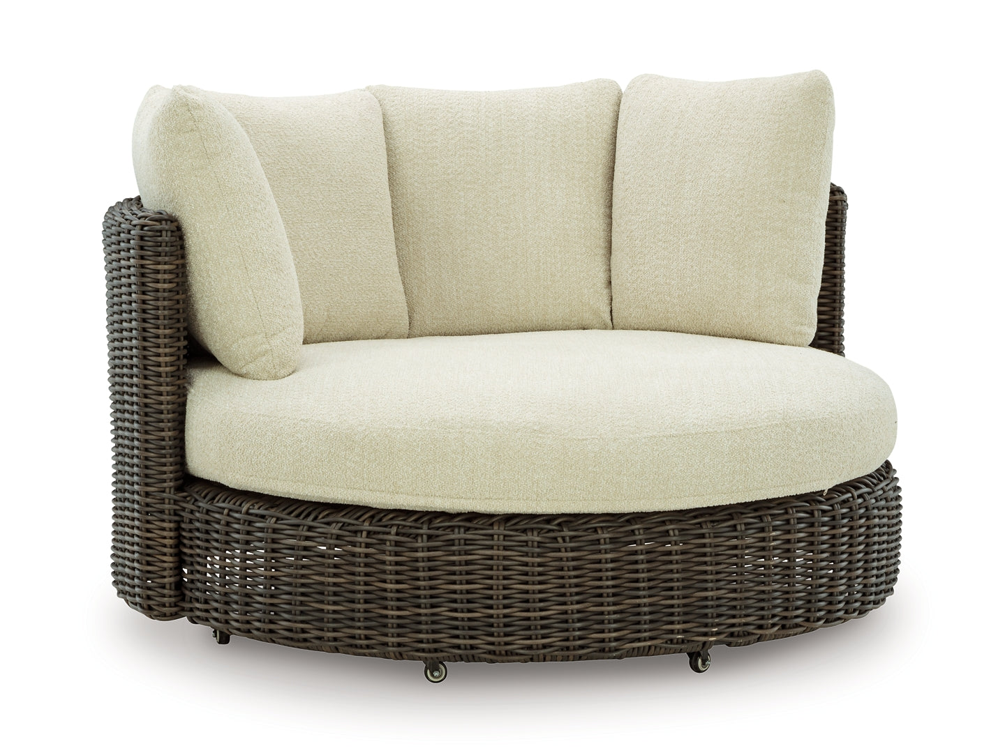 Kimora Outdoor Swivel Lounge Chair with Cushion