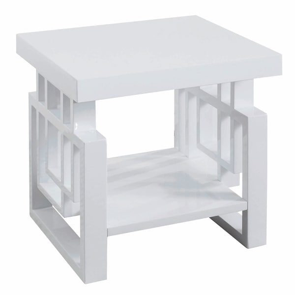 Modern Design High Gloss White Living Room Table Collection