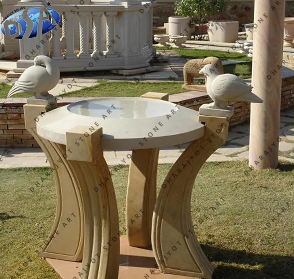 decorative large sandstone garden ornament bird bath custom marble sandstone and granite natural stone for garden ornament bird