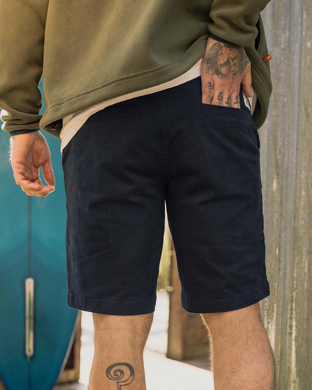 365 Organic Cotton Shorts - Deep Navy