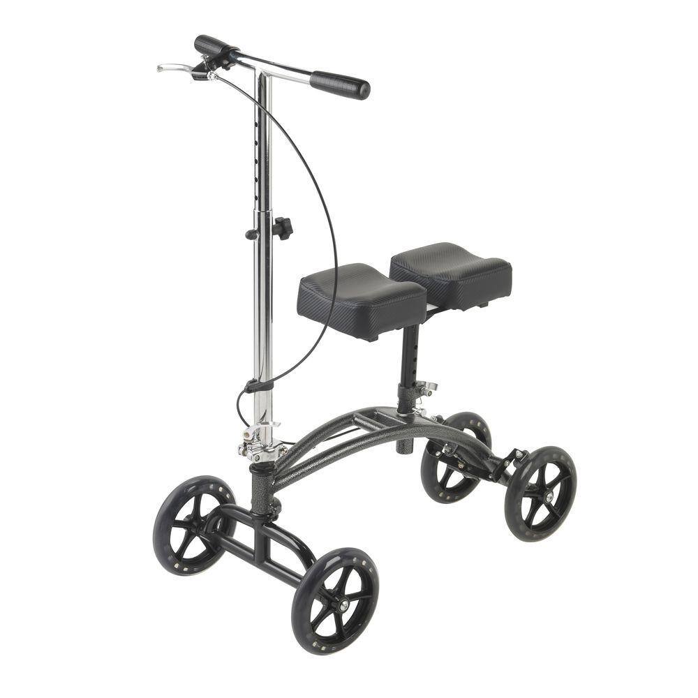 Drive Medical Dual Pad Steerable Knee Walker with Basket 796