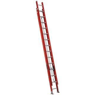 Louisville Ladder 28 ft. Fiberglass Extension Ladder with 300 lbs. Load Capacity Type 1A Duty Rating FE3228