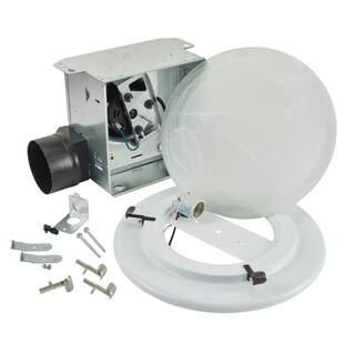 BROAN Decorative 80 CFM Bathroom Exhaust Ventilation Fan Light with trim kit 2.5 sones 770RLTK