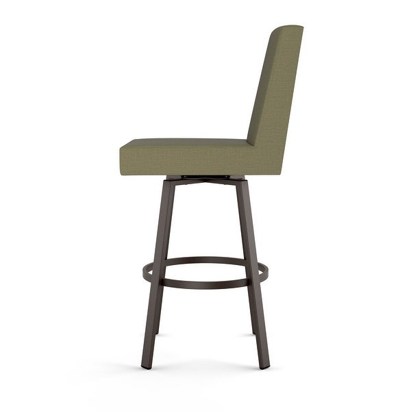 Amisco Hartman Swivel Counter and Bar Stool