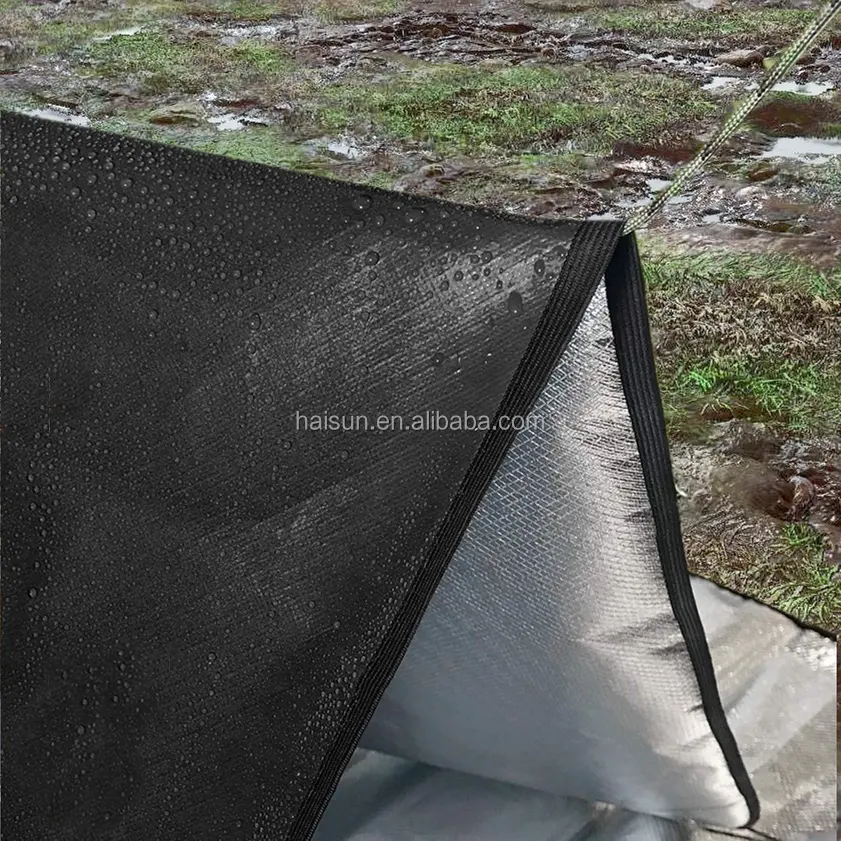 Custom Simple Reusable Waterproof Rescue Outdoor Thermal Survival Emergency Blanket