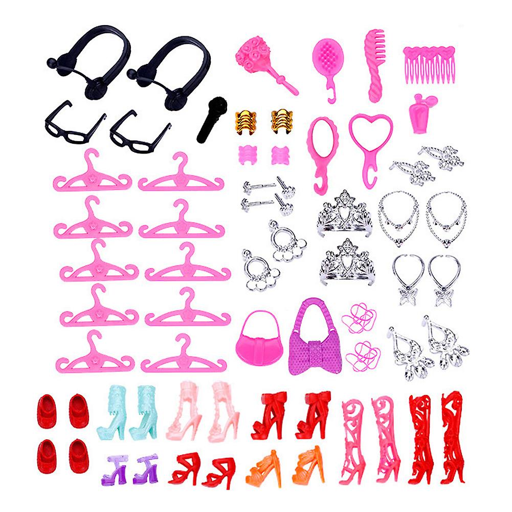 Dolls Shoes Bags Jewelries Set