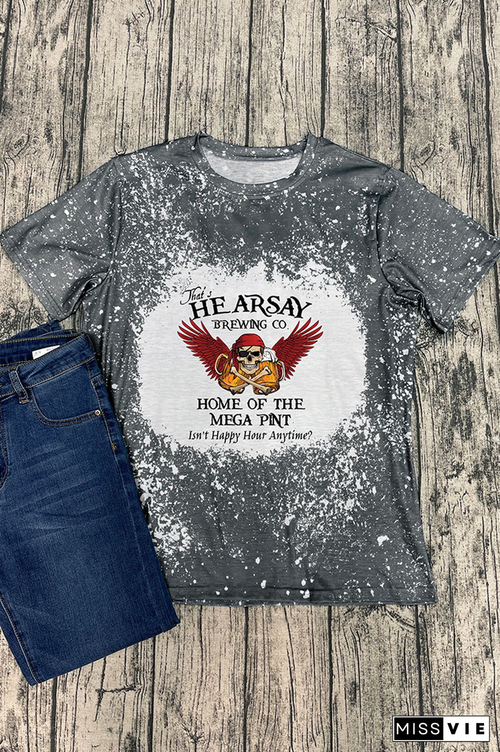 Hearsay Brewing Company Graphic Tee Wholesale