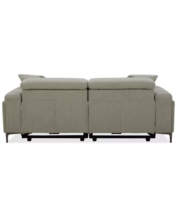 Furniture Adney 88 2 Pc Zero Gravity Fabric Sofa with 2 Power Recliners