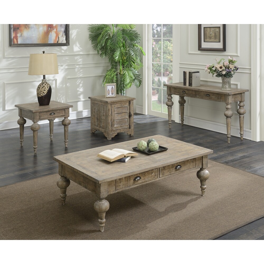 The Gray Barn Willow Way Sandstone Grey Sofa Table