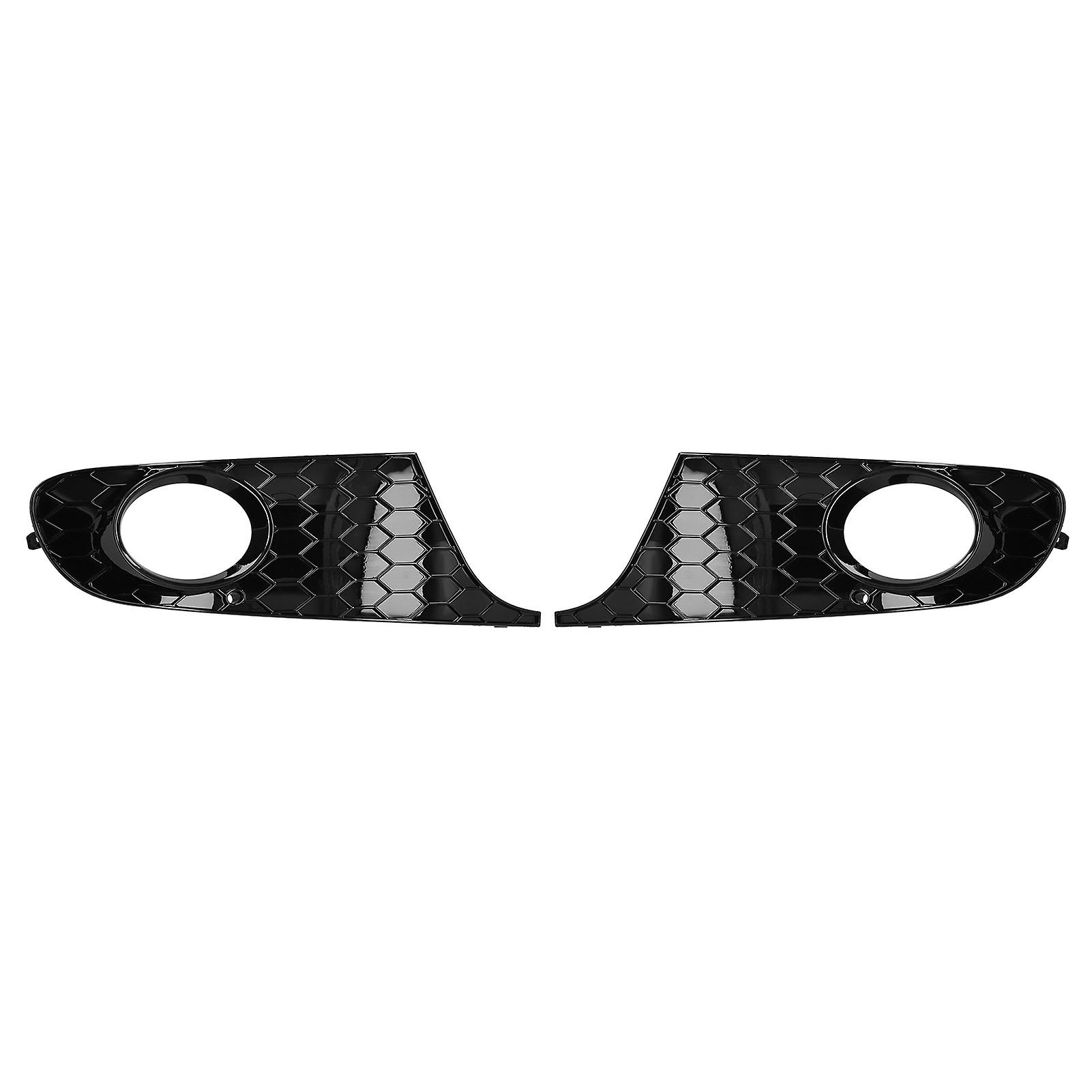 Pair Front Fog Light Frame Honeycomb Grille Cover 5k0 853 665 Fit For Mk6 Tdi Tsi 20092013