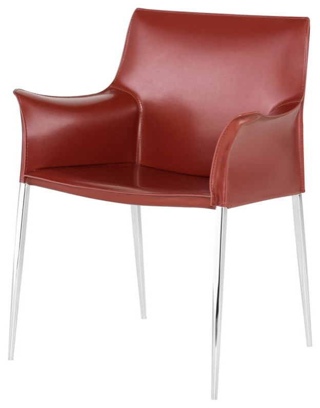 Colter Dining Chairs With Arms   Midcentury   Dining Chairs   by Advanced Interior Designs  Houzz