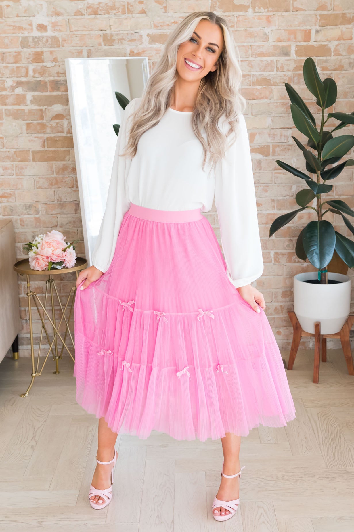 Beautiful Bows Modest Tulle Skirt