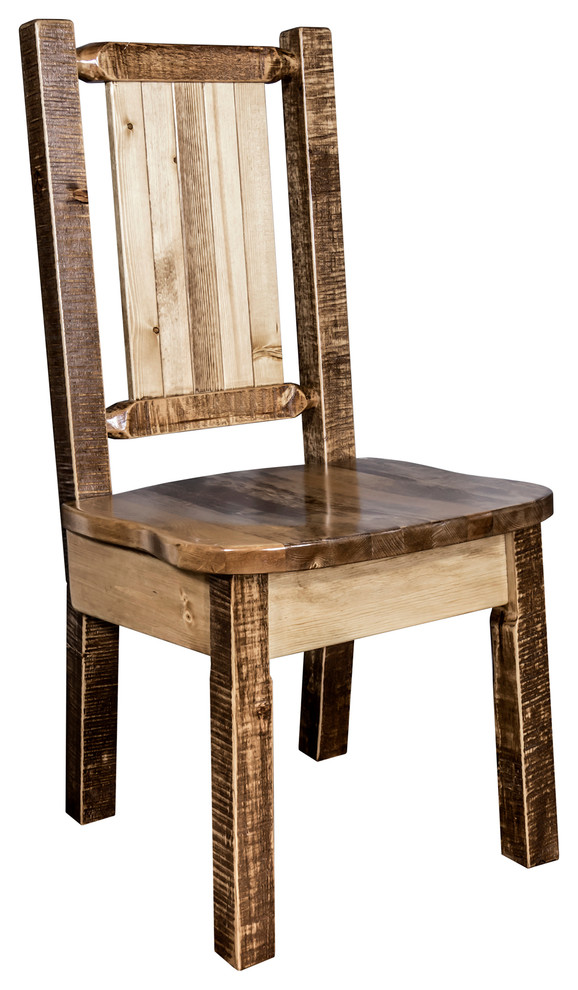 Homestead Collection Side Chair   Rustic   Dining Chairs   by Montana Woodworks  Houzz