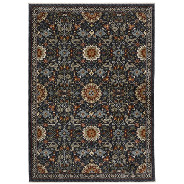 Arya Traditional Persian Indoor Area Rug Blue Captiv8e Designs