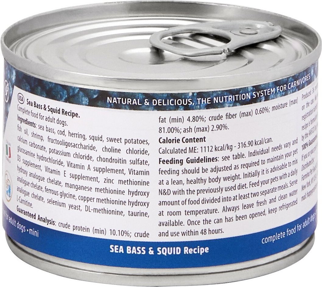 Farmina Natural and Delicious Ocean Seabass and Squid Canned Dog Food