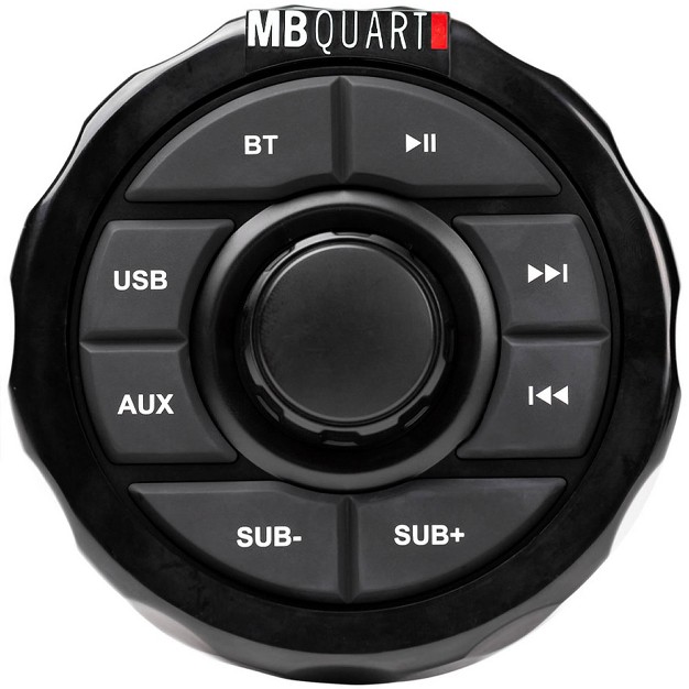 Mb Quart Uni6 1r Rugged 160 Watt Universal Utv Tuned Audio Speaker System With Bluetooth Source Unit And 6 5 Inch Speakers With Roll Cage Enclosures