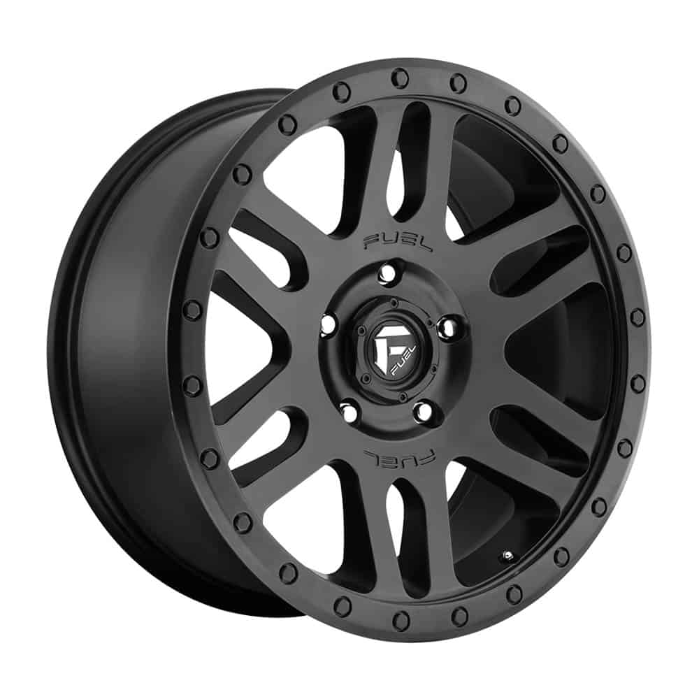 Fuel 1PC D584 RECOIL D584 17X8.5 6X120 MT-BLK 07MM