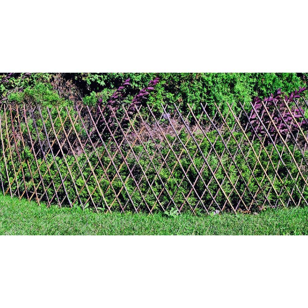 MGP 72 in. L x 36 in. H Willow Expandable Trellis Fence WFF-36-1