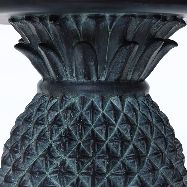 Grey MgO Pineapple Outdoor Side Table