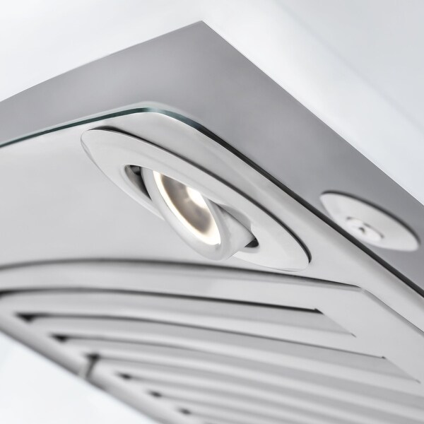 ZLINE Convertible Vent Wall Range Hood in Stainless Steel and Glass (KN)