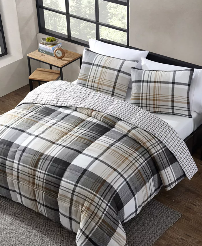 Eddie Bauer Normandy Plaid Comforter Set， Full Queen