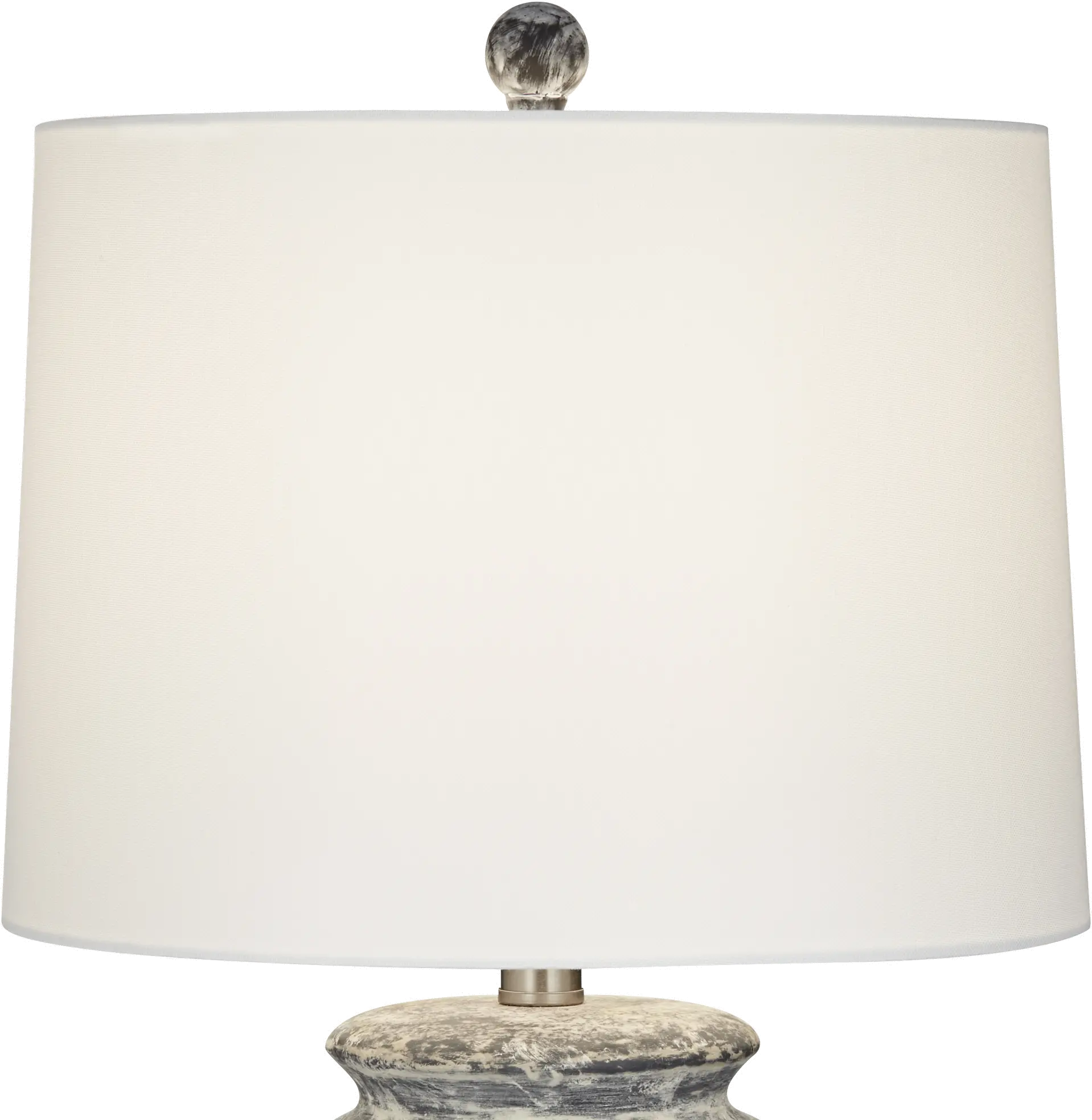 Anza Gray Stone Wash Table Lamp